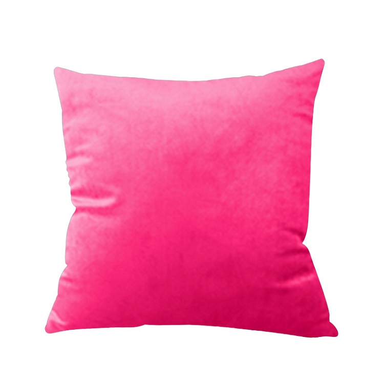 Home pillow beautiful velvet solid color pillow pillow pillow case